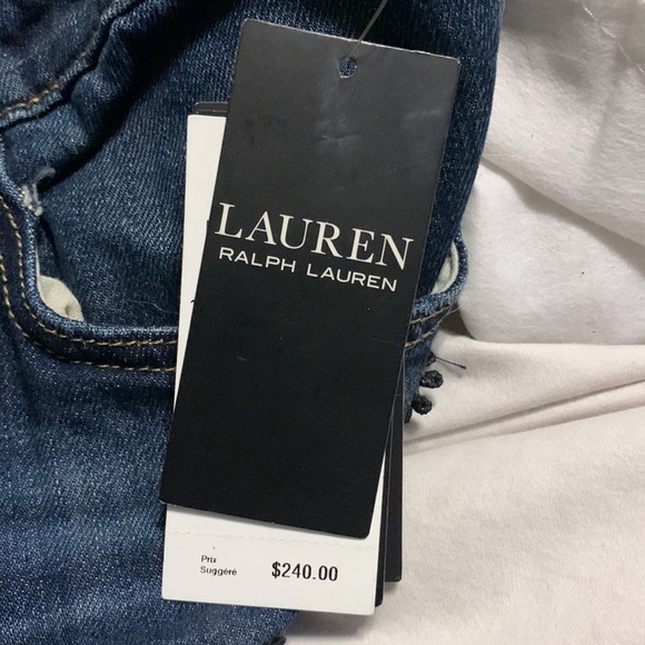 Ralph Lauren Patchwork and embroidery relaxed taper Jean.  28”waist SIZE 6 - Picture 7 of 9